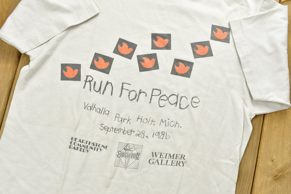 Vintage 1986 Run For Peace T-Shirt
