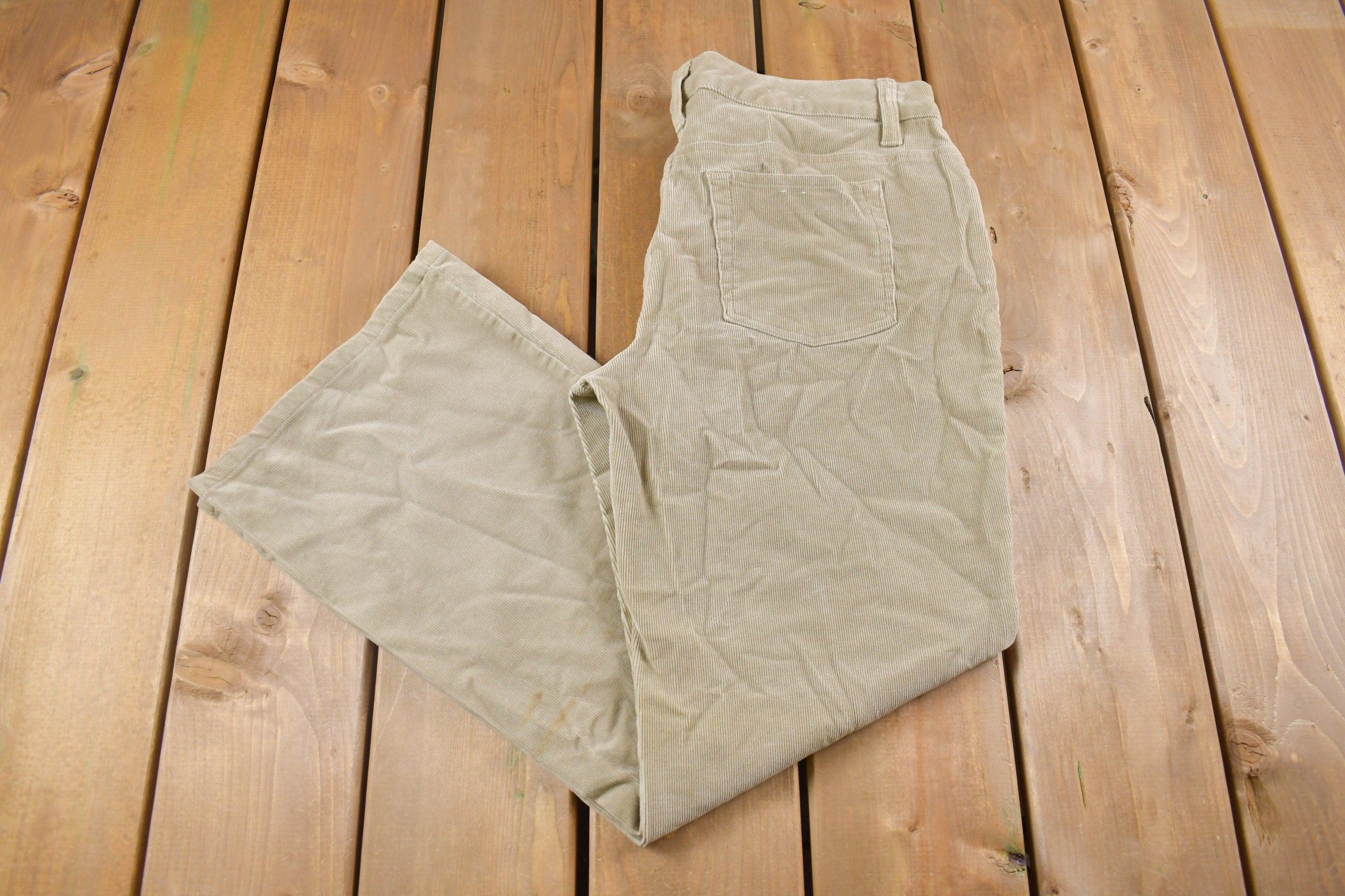 Vintage 1990's Sonoma Boot Cut Corduroy Pants 34 x 29