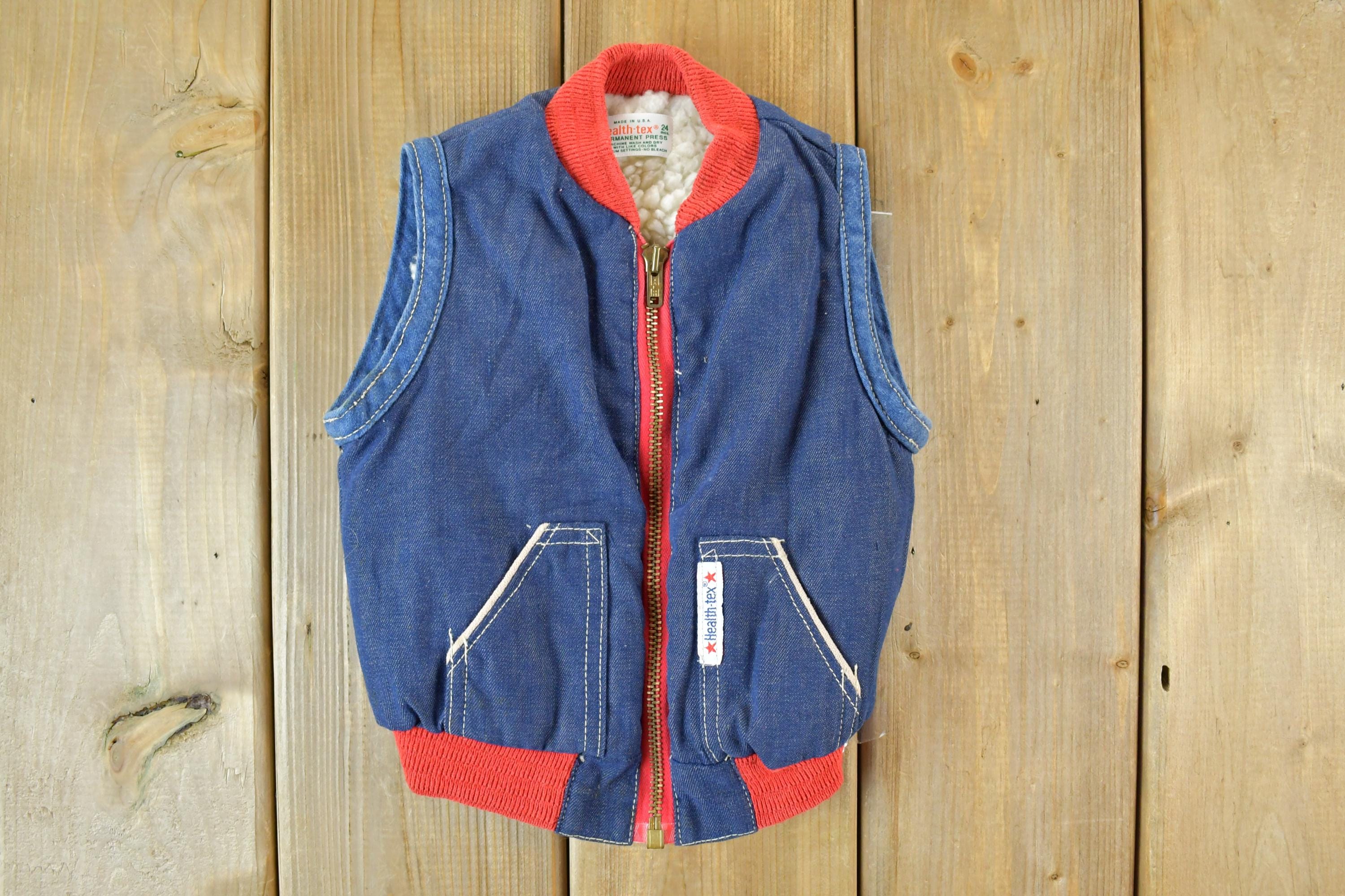 Vintage 1980s Healthtex Youth Vest Single Stitch T-Shirt