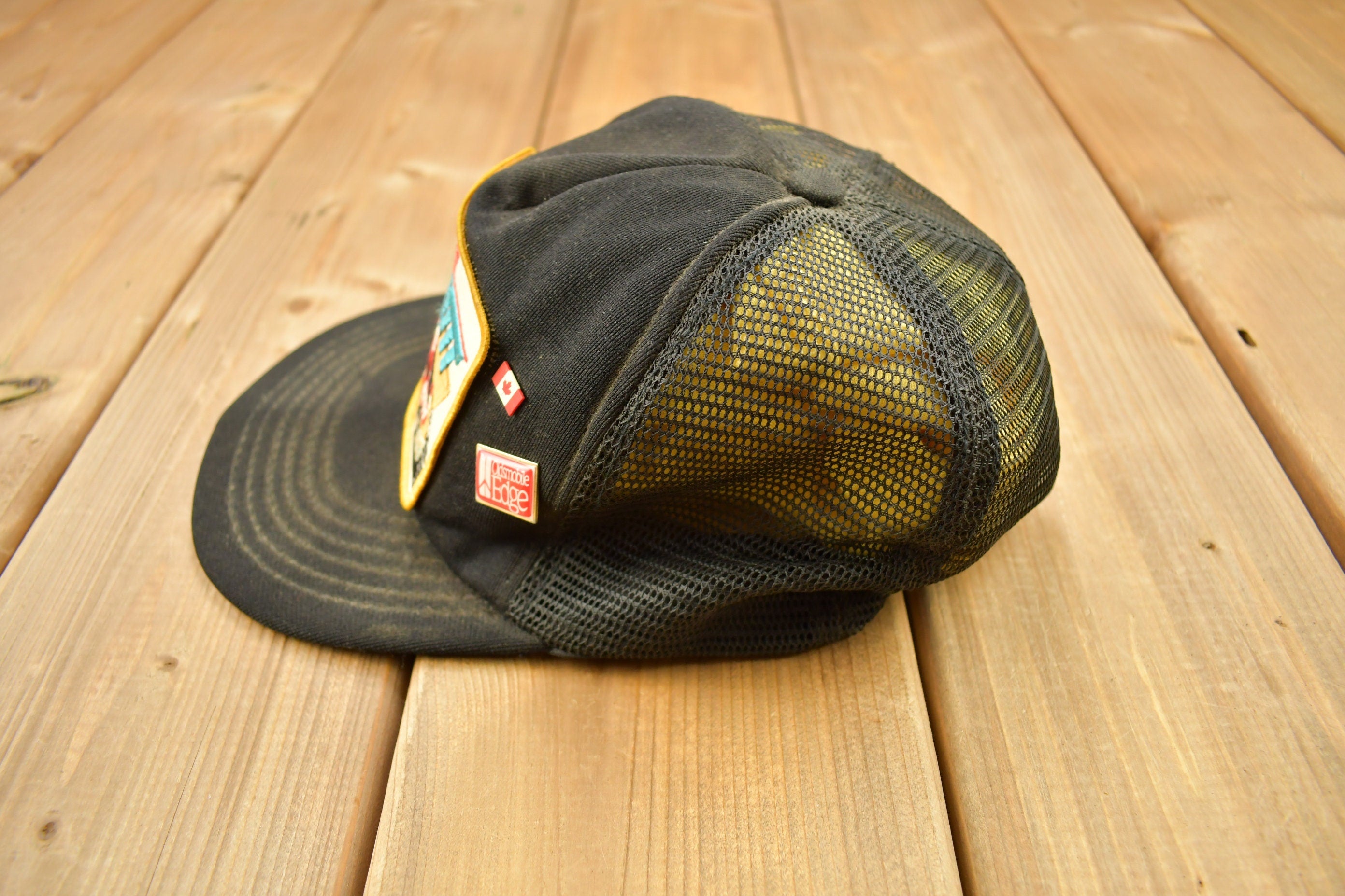 Vintage 1970s Bill Elliot Nascar Patch Trucker Hat