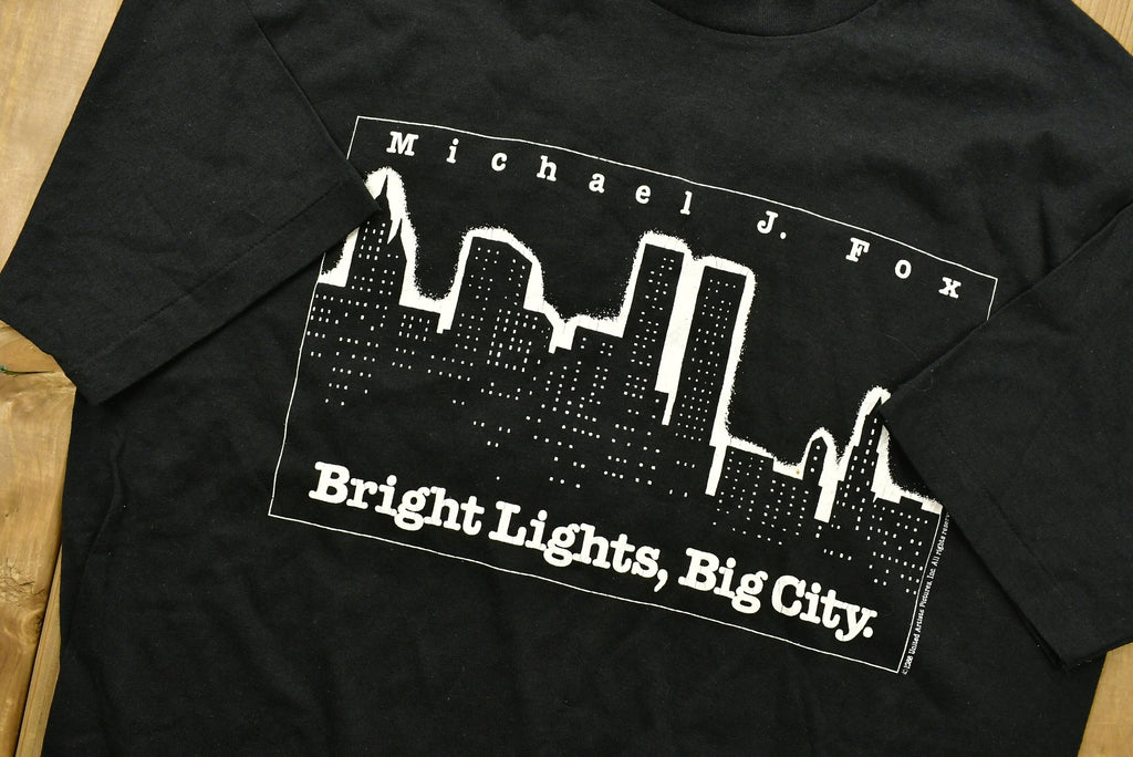 Vintage 1988 Bright Lights Big City New York T-Shirt