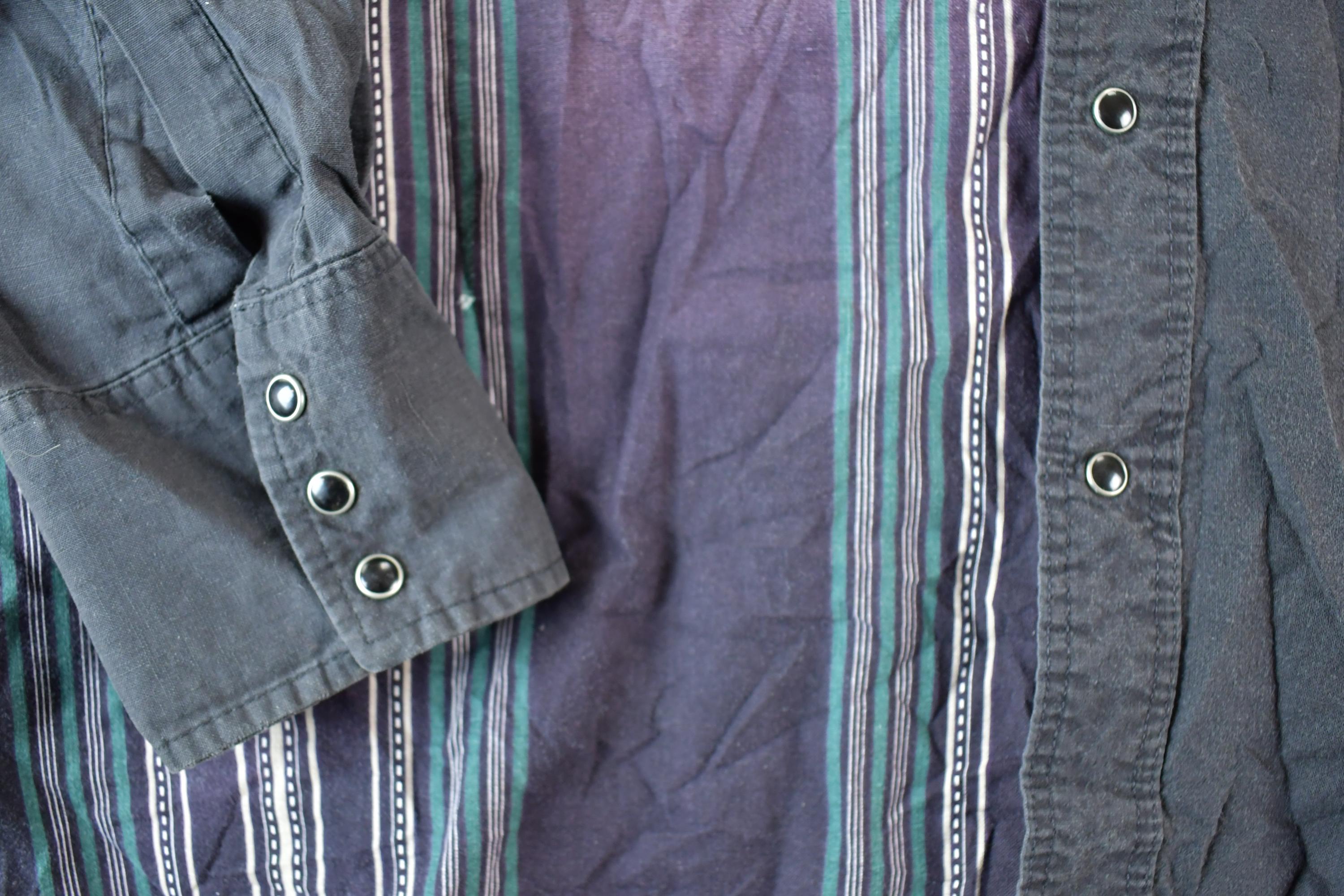 Vintage 1990s Wrangler Button Up Western Shirt Men's L