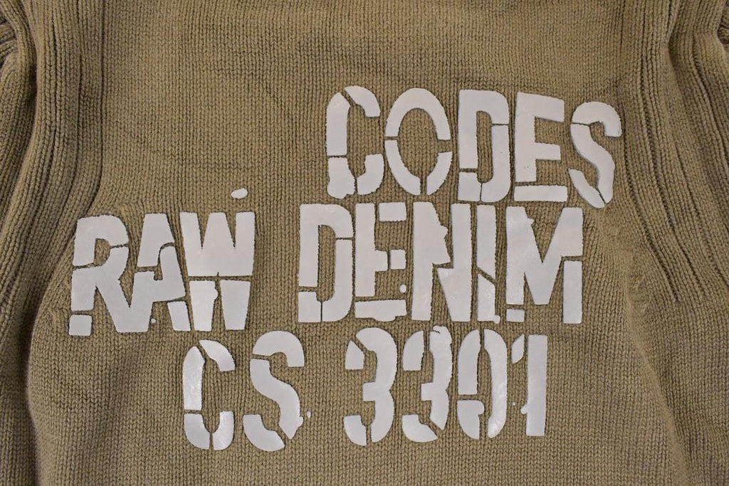 Vintage 1990s Big Smith Raw Cable Knit Crewneck Sweater Men's S