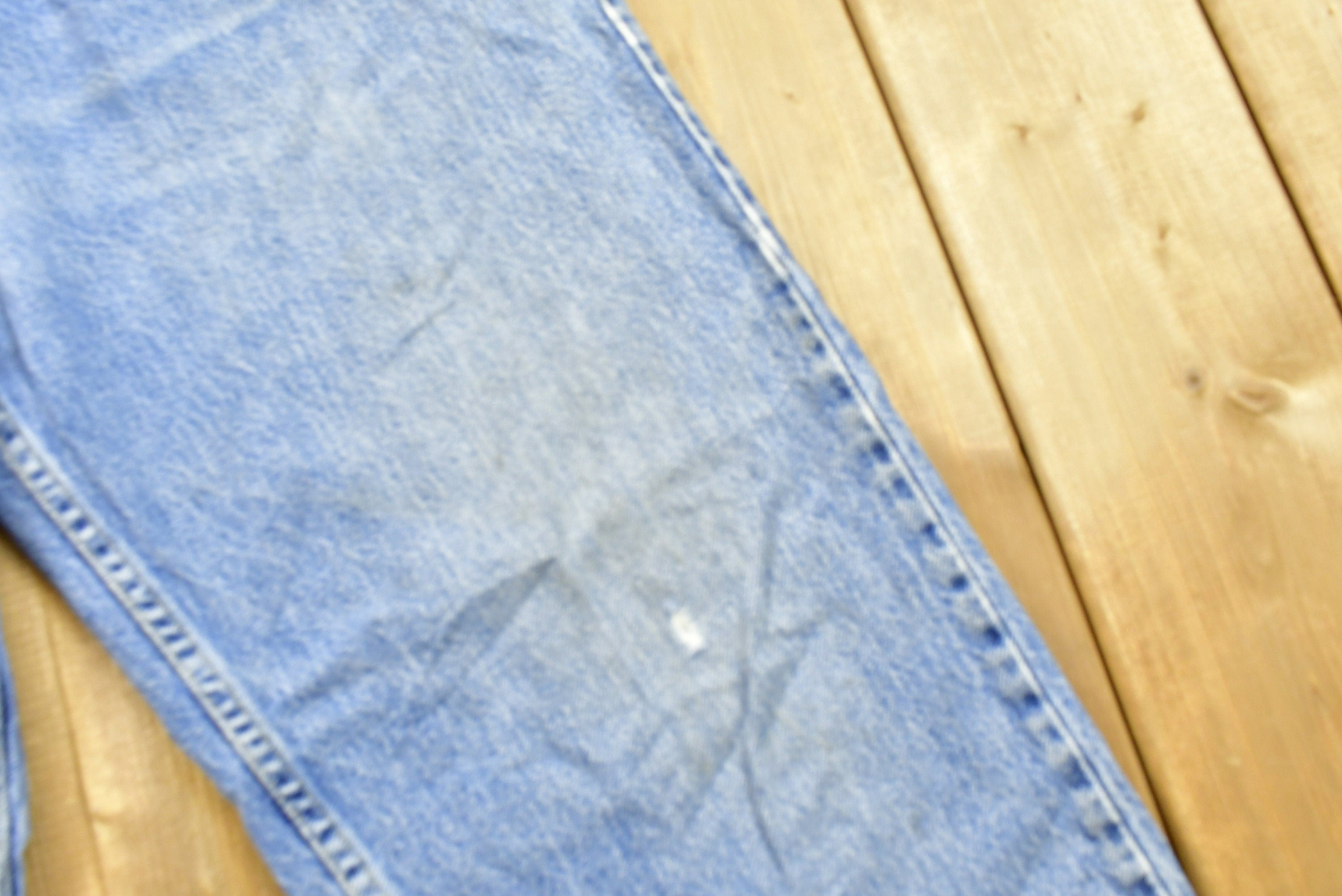 Vintage 1990s LEE Light Washed Distressed Jeans