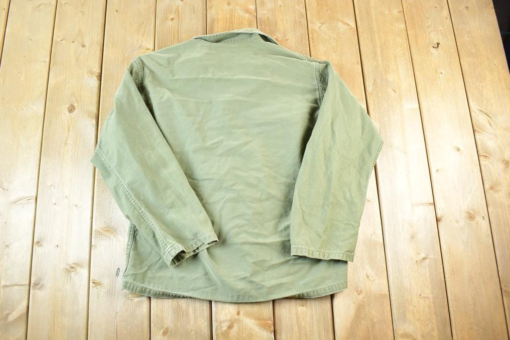 Vintage 1990's Military Button Up Shirt Mens M