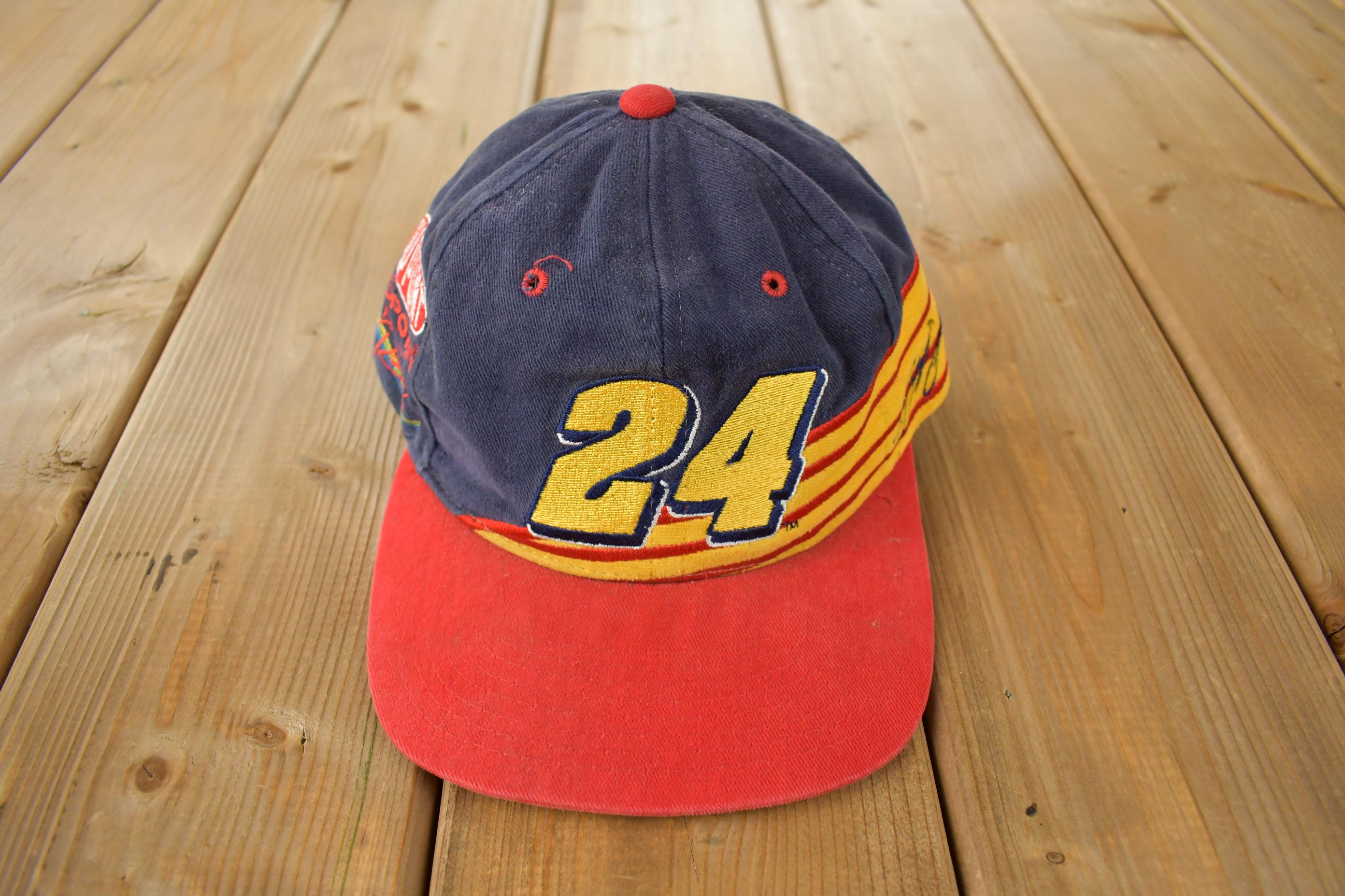 Vintage 1990s Dupont Racing Jeff Gordon Nascar Snapback Hat