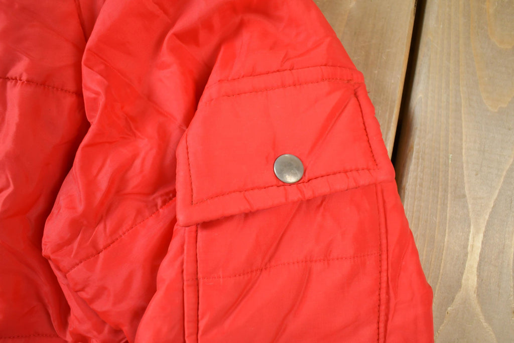 Vintage 1990s Red Swingster Ski Puffer Jacket