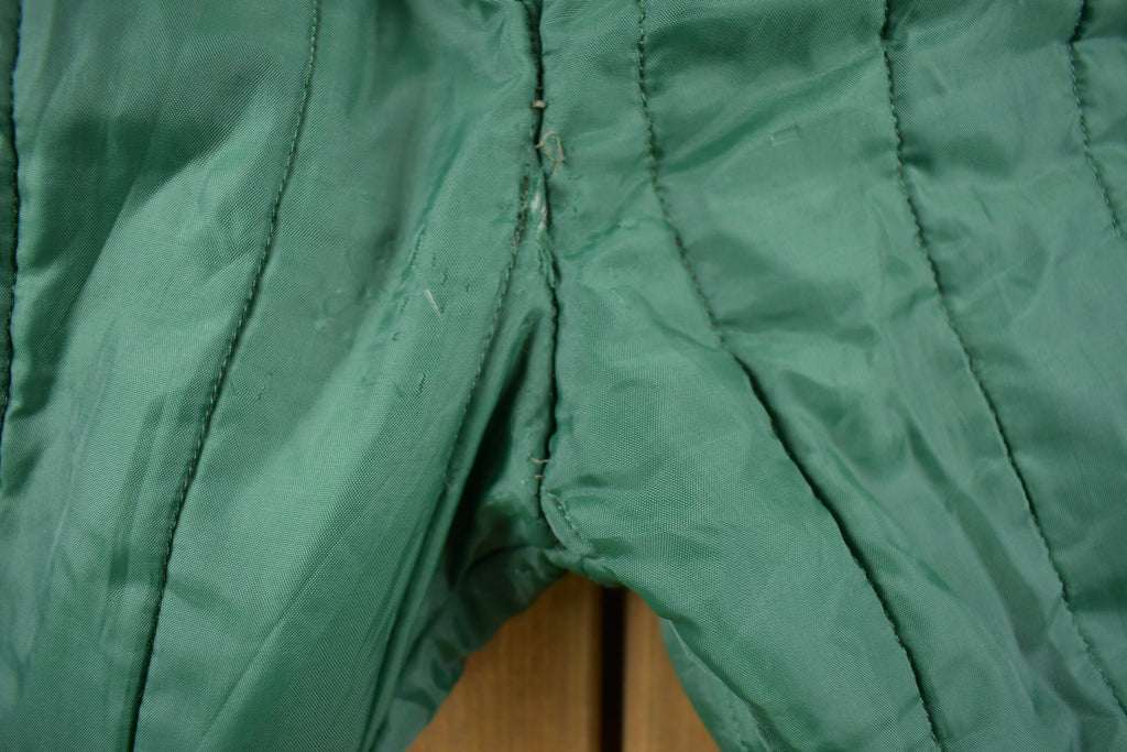 Vintage 1990s Green Insulated Snow Pants Size M