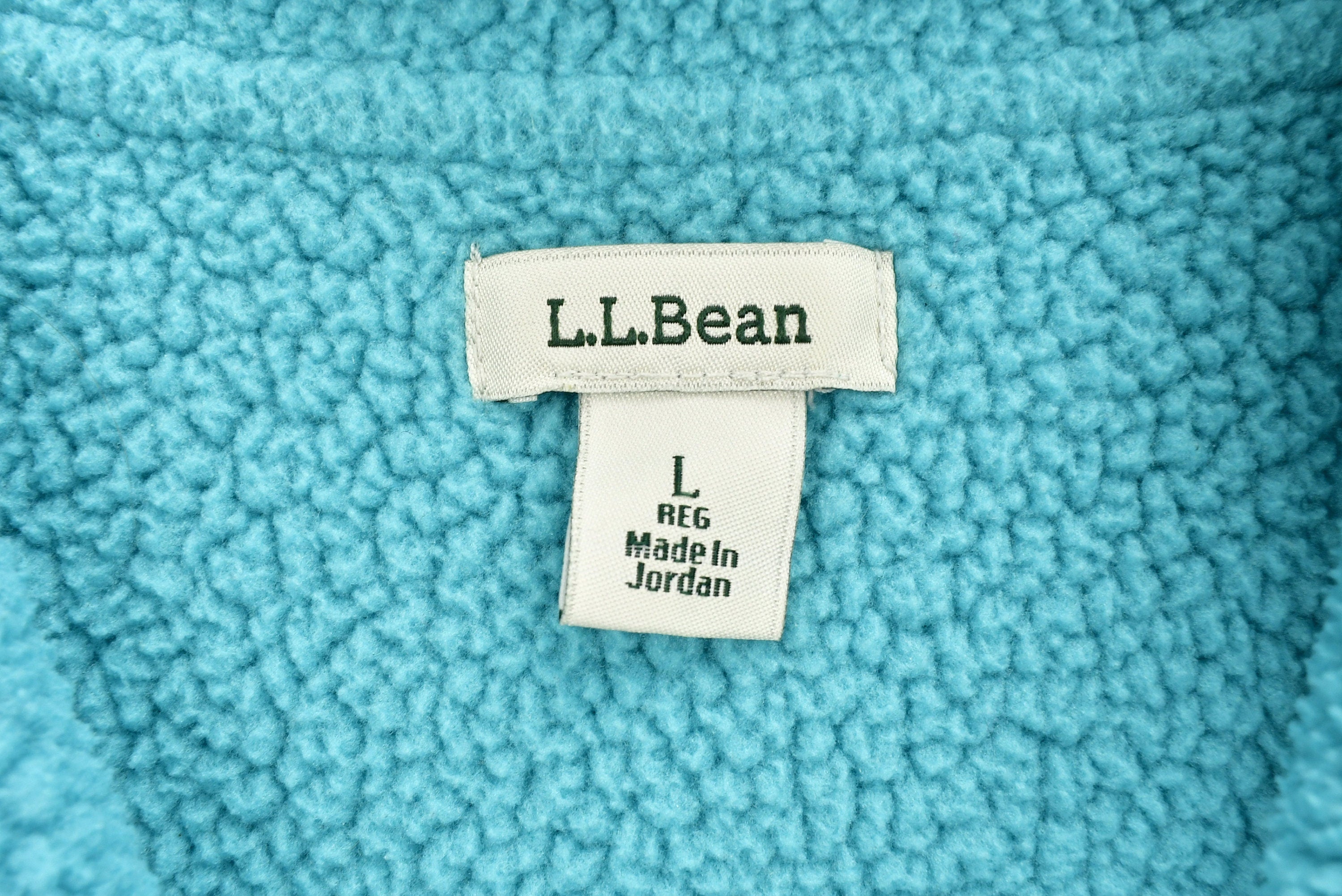 Vintage 1990s LL Bean Half Zip Fleece Sweatshirt
