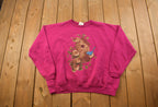 Vintage 1990s Bird And Birdhouse Crewneck Sweatshirt