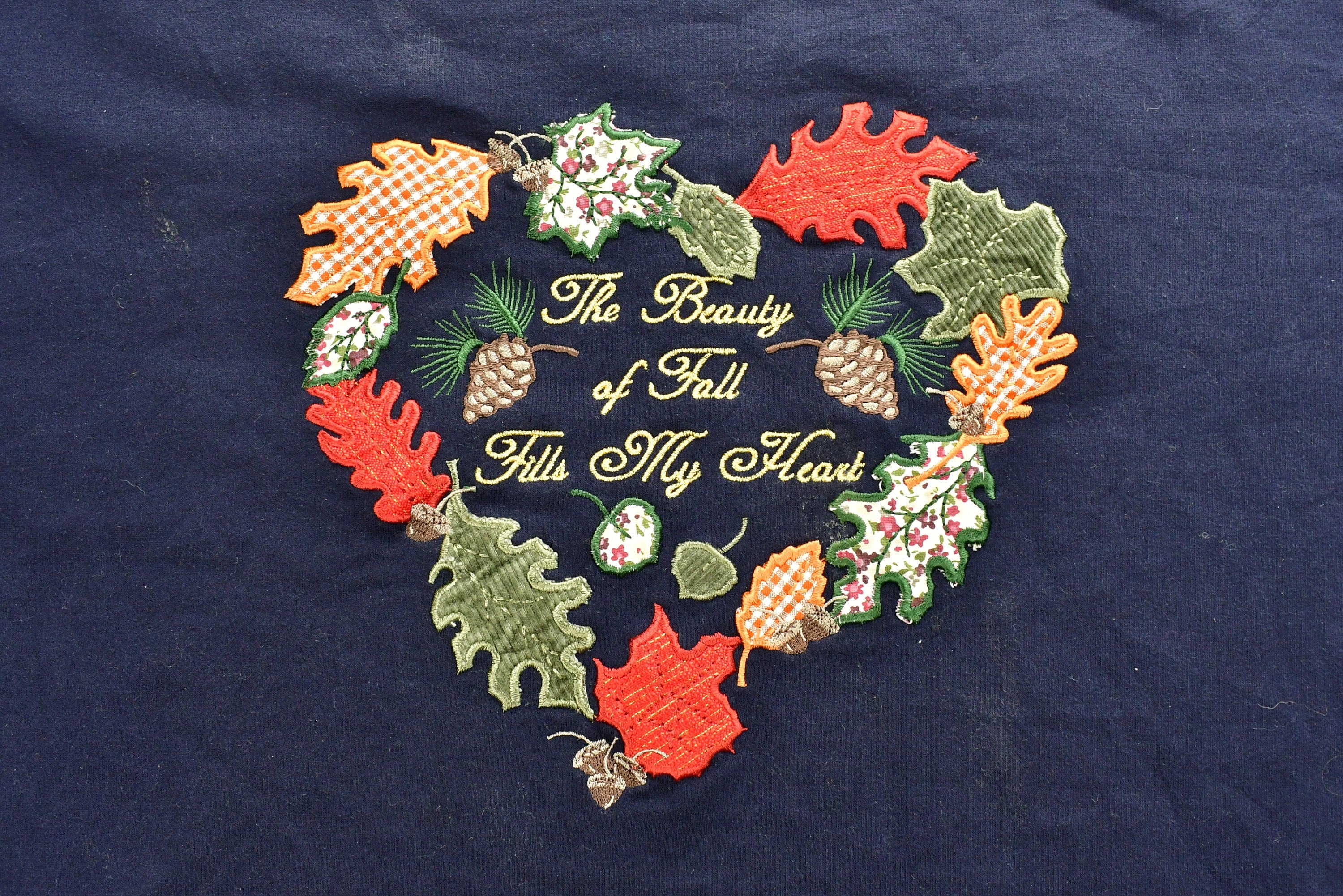 Vintage 90's "The Beauty Of Fall Fills My Heart" Crewneck