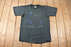 Vintage 1990s North American Wolfe Theme Graphic T-Shirt Made In USA