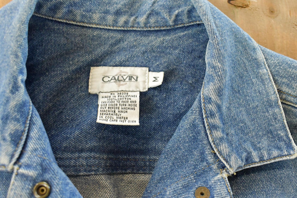Vintage 1990s Calvin Klein Denim Jean Jacket Women's Medium