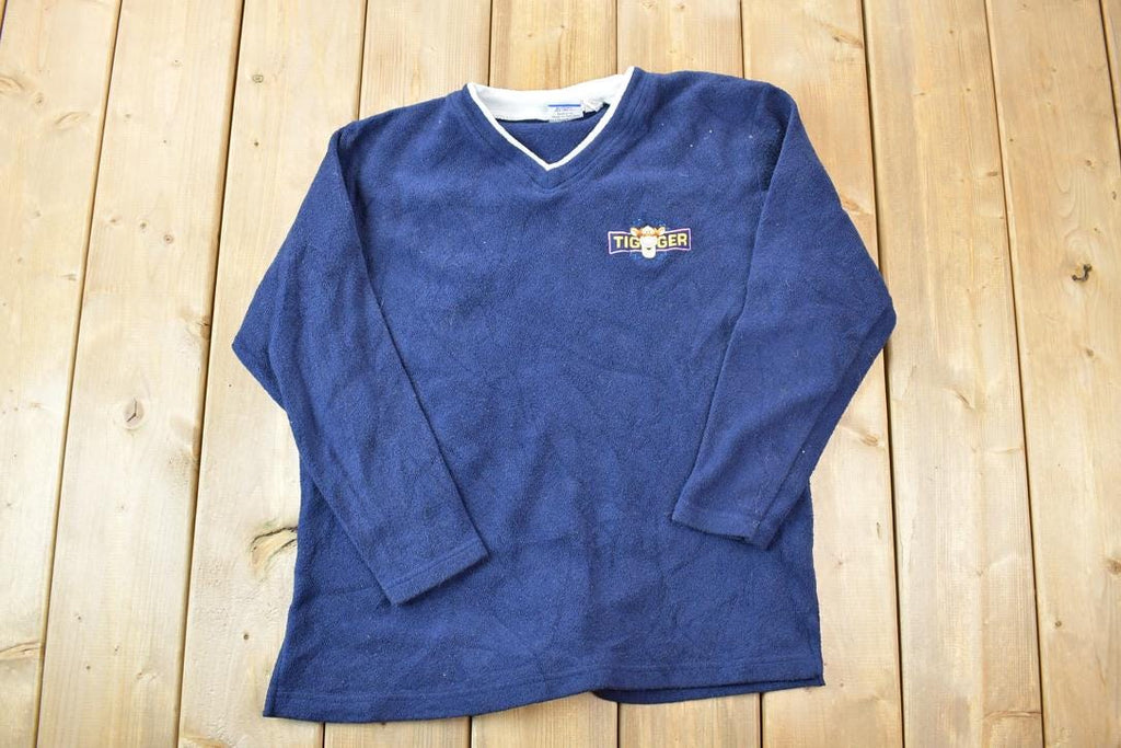 Vintage 1990s Tigger Pooh Bear Fleece Disney Crewneck