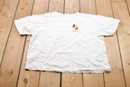 Vintage 1990s Mickey Mouse Embroidered Graphic T-Shirt / Graphic / 80s / 90s / Streetwear / Retro Style / Mickey Mouse / Made In USA