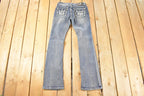 Vintage Deadstock Y2K Grace In LA Texas Bootcut Low Rise Skinny Jeans Women's Size 27 x 32
