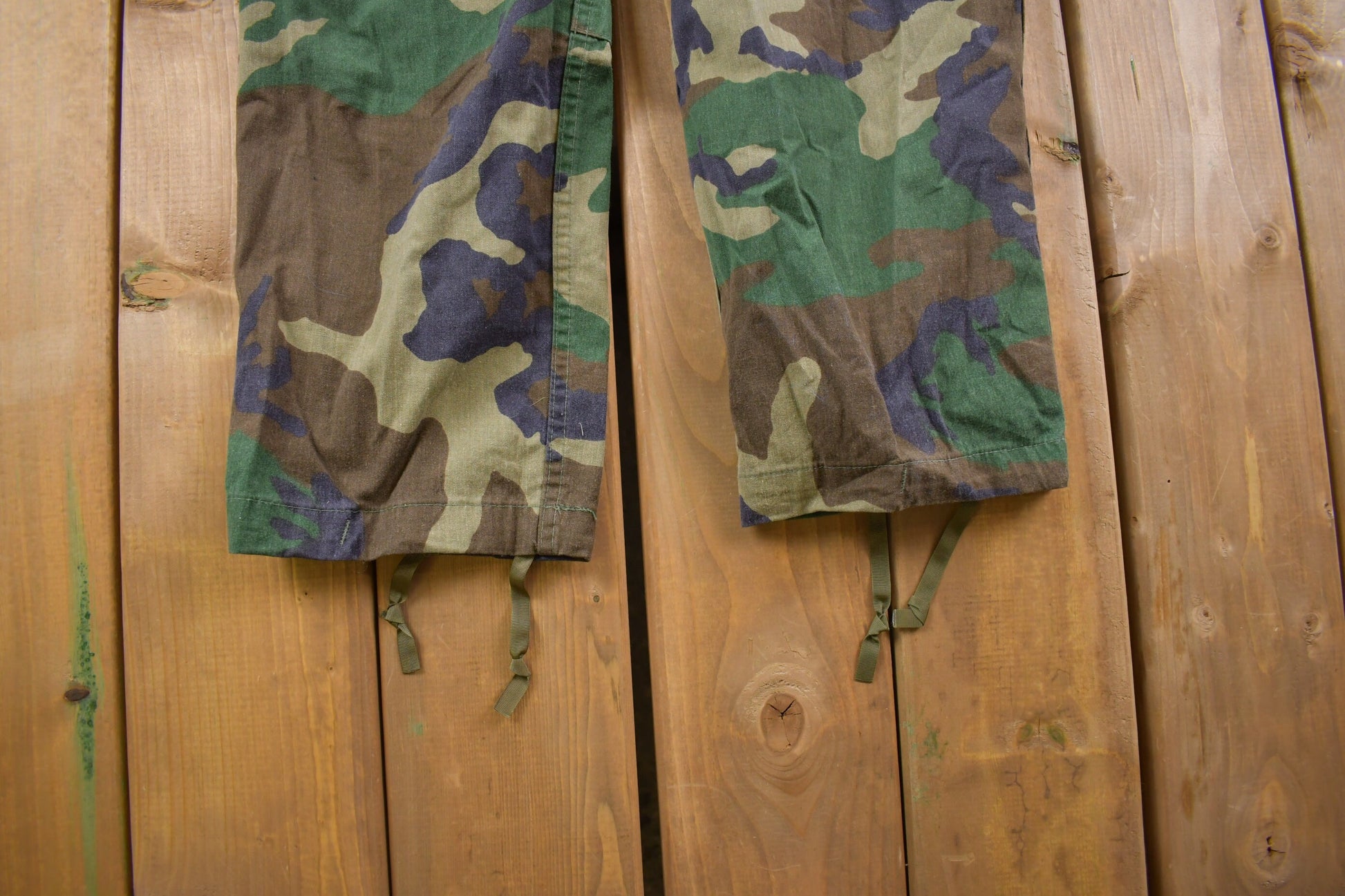 Vintage 2001 Military Woodland Camouflage Cargo Pocket Pants 27 x 28