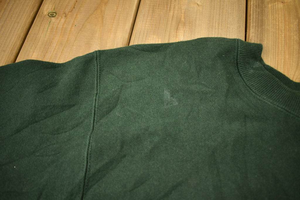 Vintage 1980s Michigan State University Champion Reverse Weave Warmup Crewneck  Made In USA  NCAA Sweatshirt  Sportswear  Americana