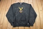 Vintage 1990s Halloween Spooky Theme Russell Athletics Crewneck Sweatshirt