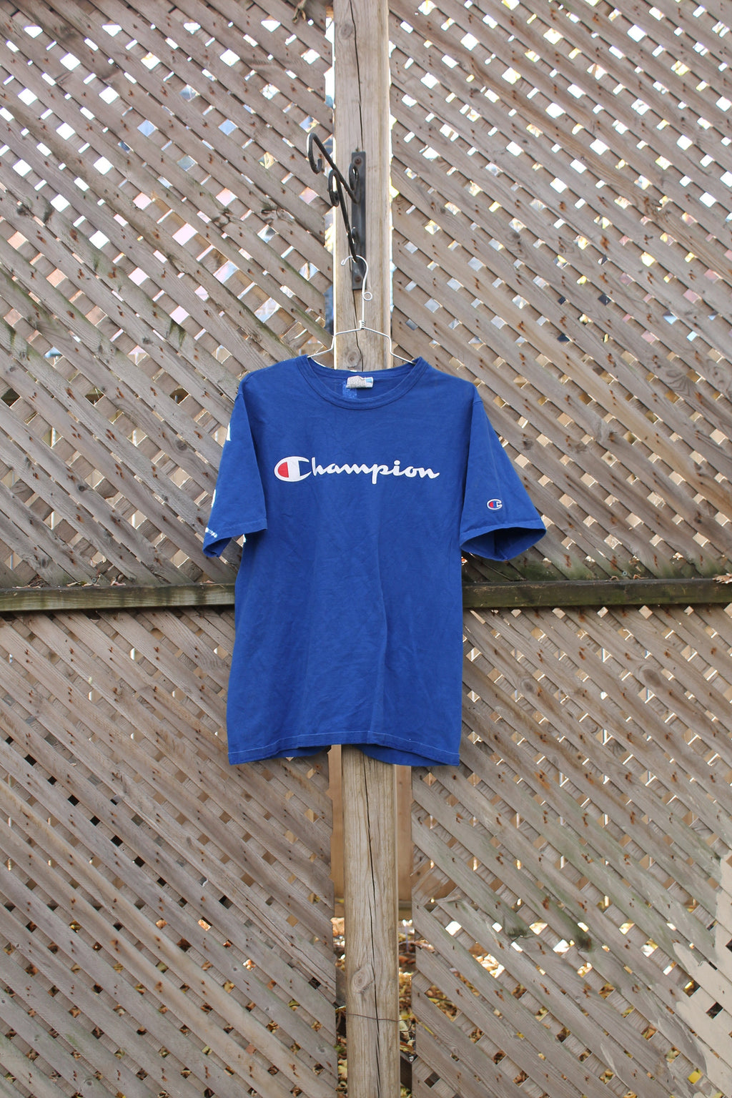 Vintage 1990s Champion Logo Graphic T Shirt