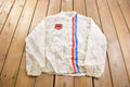 Vintage 1980s Cap'n Jac C&L Silver Shield Patchwork Windbreaker Jacket