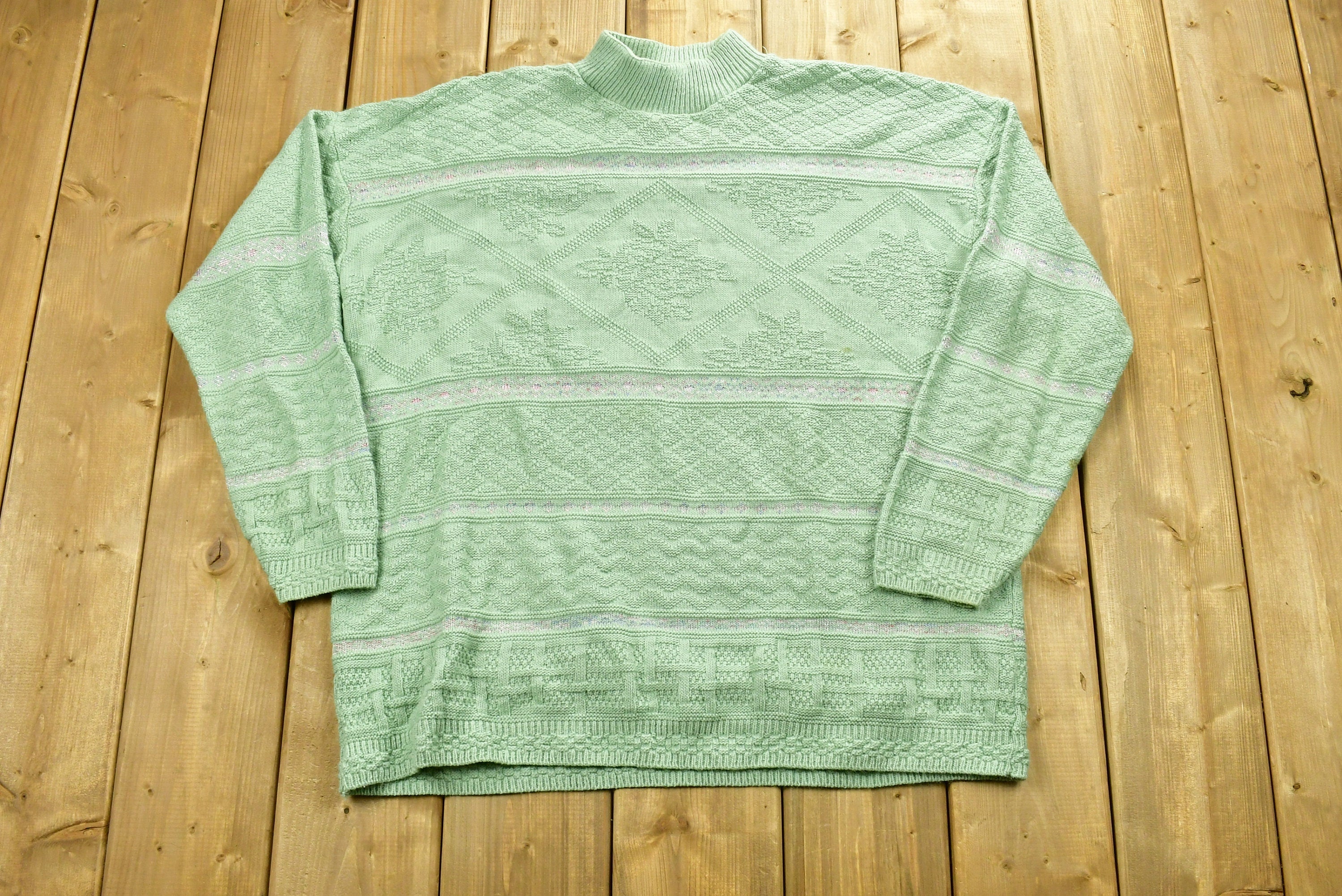 Vintage 90's Abstract Knitted Sweater
