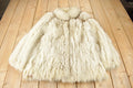 Vintage 1980s Arctic Fox Fur Coat Size 16
