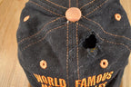 Vintage 1990s Harley Davidson Snapback Hat  90's Embroidered Motorcycle Cap