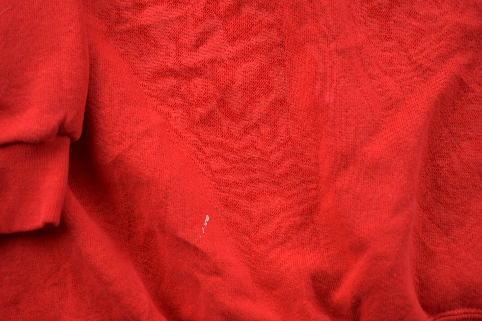 Vintage 1990s Blank Bright Red Crewneck Sweatshirt