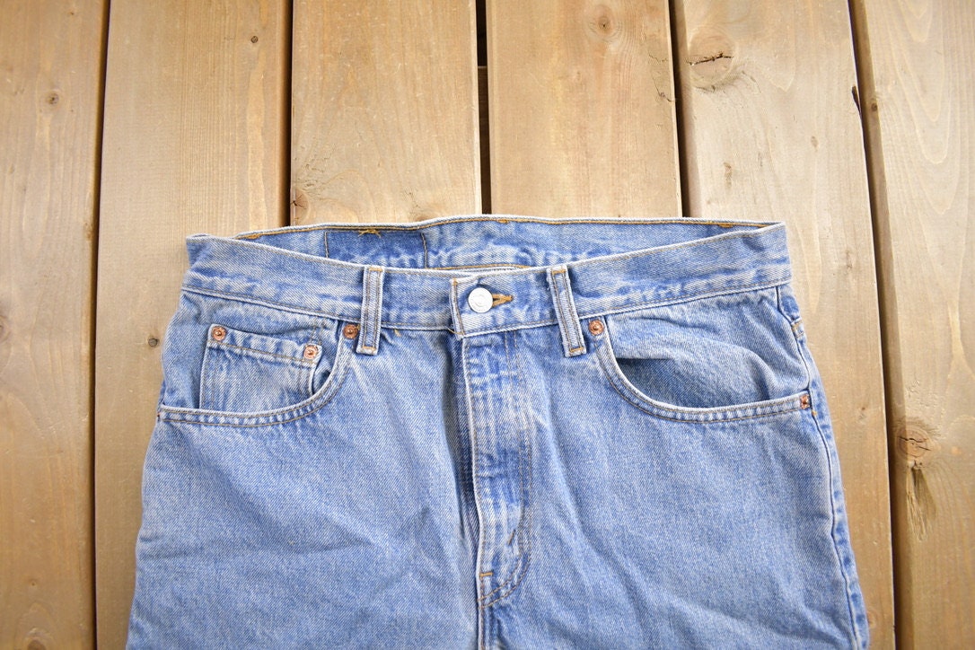 Vintage 1990s Levi's 516 Denim Jeans Size 34x32