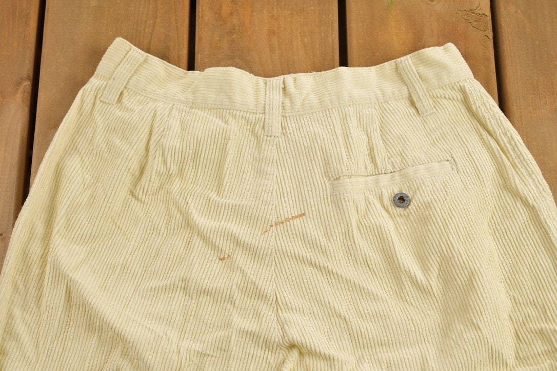 Vintage 1990s Esprit Corduroy Pants Size 27 x 29.5