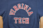 Vintage 1980s Champion Reverse Weave Warmup Virginia Tech Collegiate Crewneck