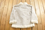 Vintage 1980s Because! Its By Gina Rossi Faux Fur Coat