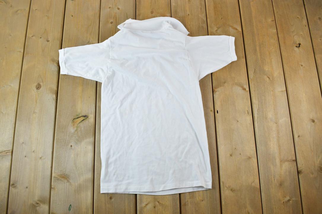 Vintage 1990s Youth Disney World Epcot Centre Cartoon Promo Polo Shirt