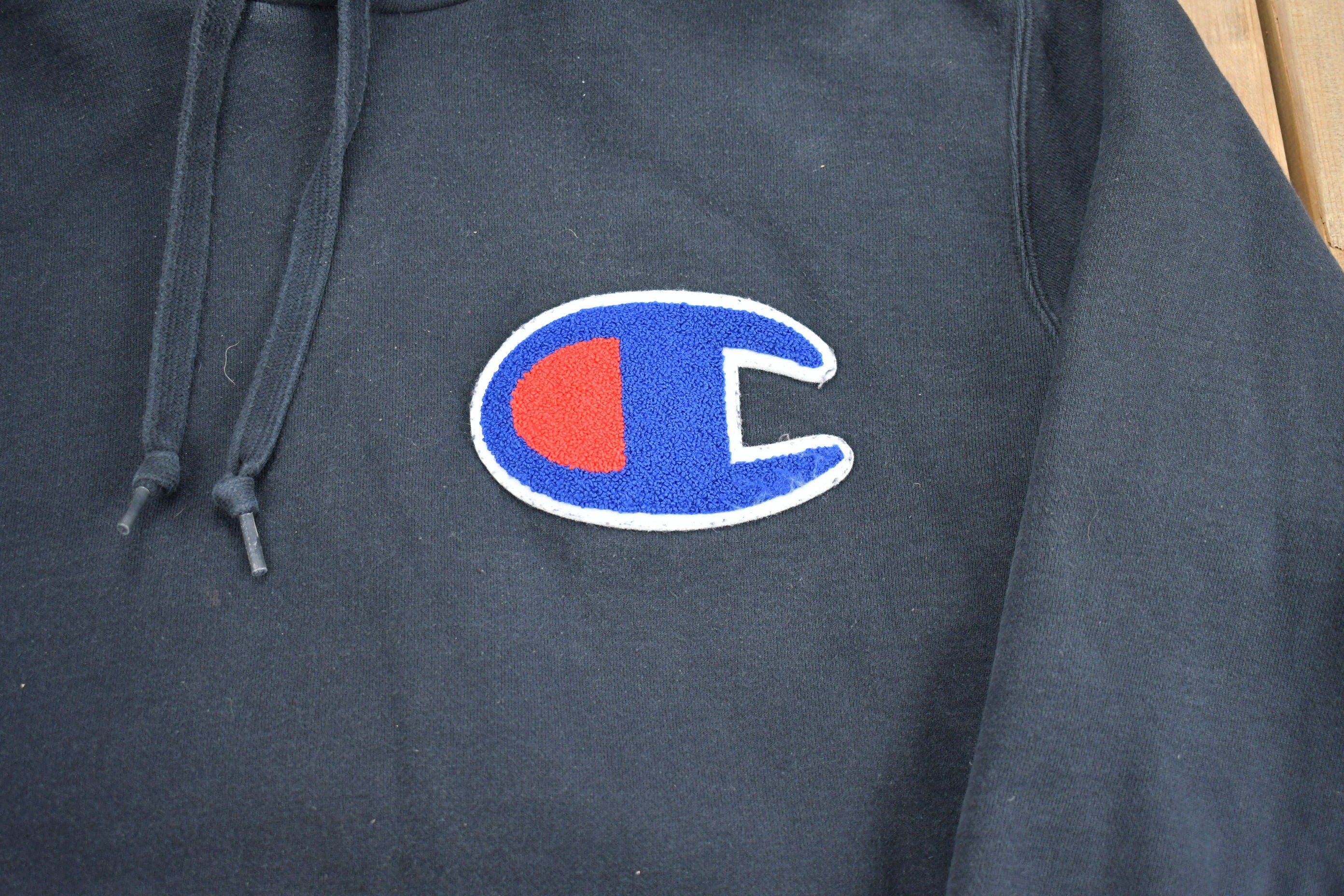 Vintage 1990s Champion Embroidered Hoodie