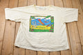 Vintage 1990s Sea Life Fishes Portrait Graphic T Shirt