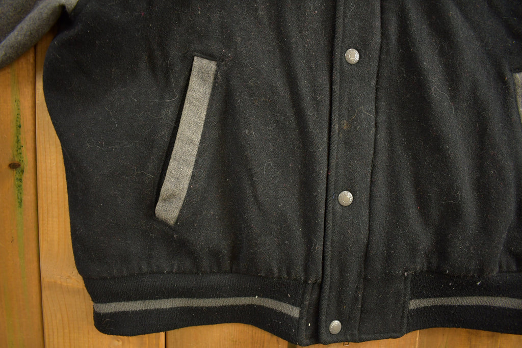 Vintage 1990s Mickey Embroidered Disney Varsity Jacket