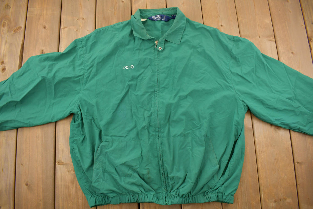 Vintage 1990s Polo Ralph Lauren Green Windbreaker