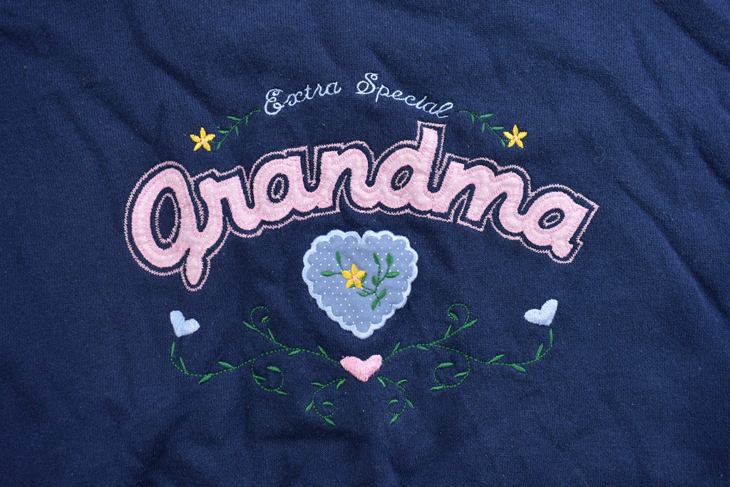 Vintage 1990s Special Grandma Graphic Crewneck Sweater