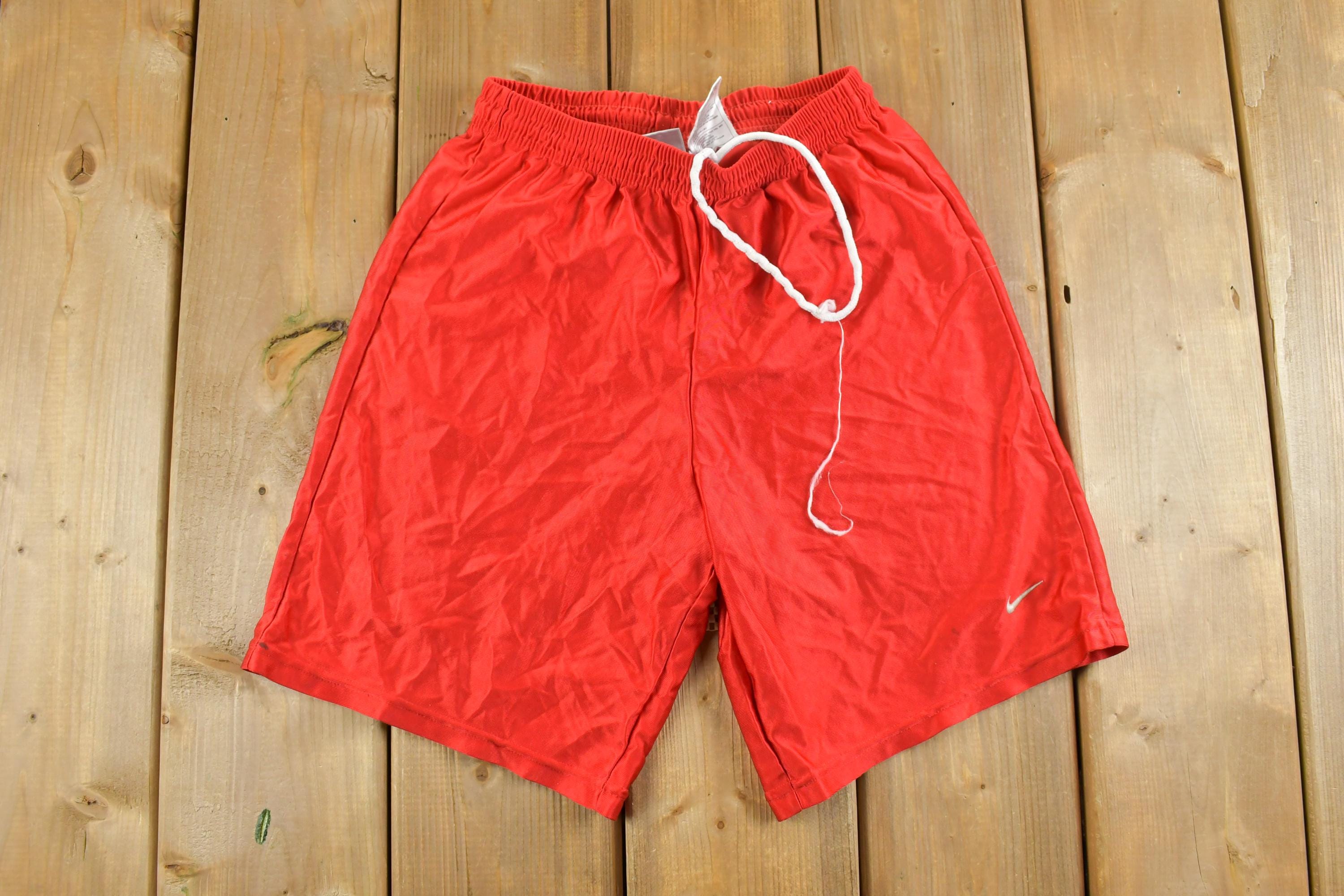 Vintage Y2K Nike Mini Swoosh Swim Basketball Shorts Size
