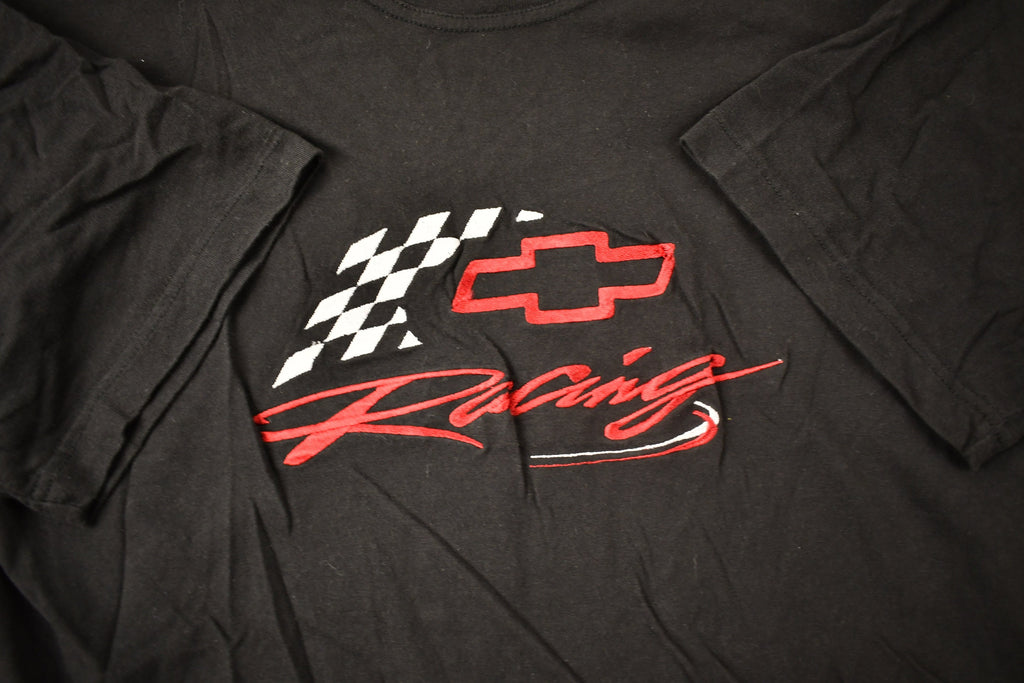 Vintage 1990s Chevrolet Racing Embroidered T-Shirt
