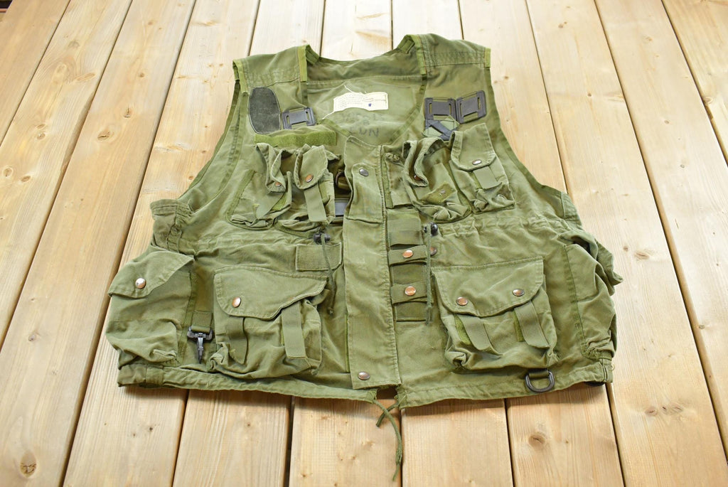 1997 Fell Fab Green Military Tactical Vest Jacket Mens XL /
