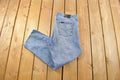 Vintage 1990s Harley Davidson Light Wash Denim Jeans Size 36 x 28