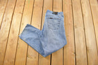 Vintage 1990s Harley Davidson Light Wash Denim Jeans Size 36 x 28
