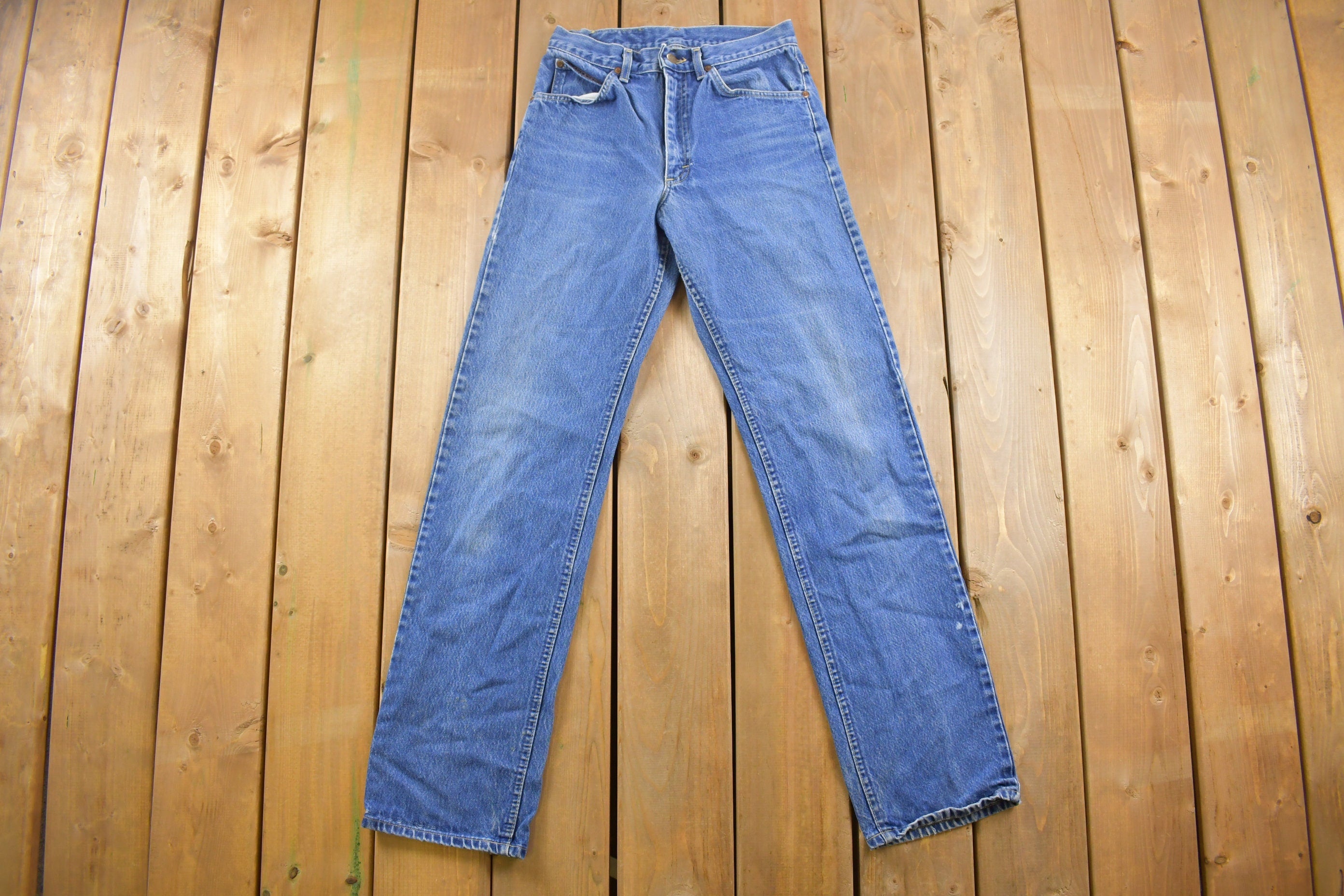 Vintage 1990s Lee Riders Blue Denim Jeans Size 26 x 32