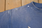 Vintage 1990s Largemouth Bass All Over Print Graphic T-Shirt