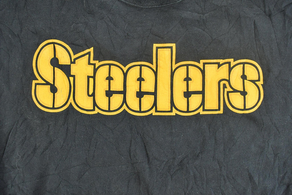 Vintage 1990s Pittsburgh Steelers #1 Dad NFL Graphic T-Shirt