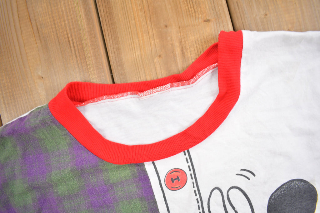 Vintage 1990s Mickey Mouse Graphic Lounge T-Shirt
