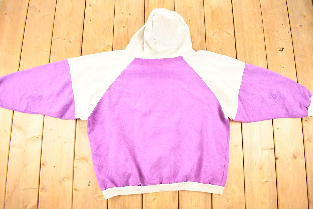 Vintage 1992 Minnesota Vikings NFL Hoodie Sweatshirt Men's L
