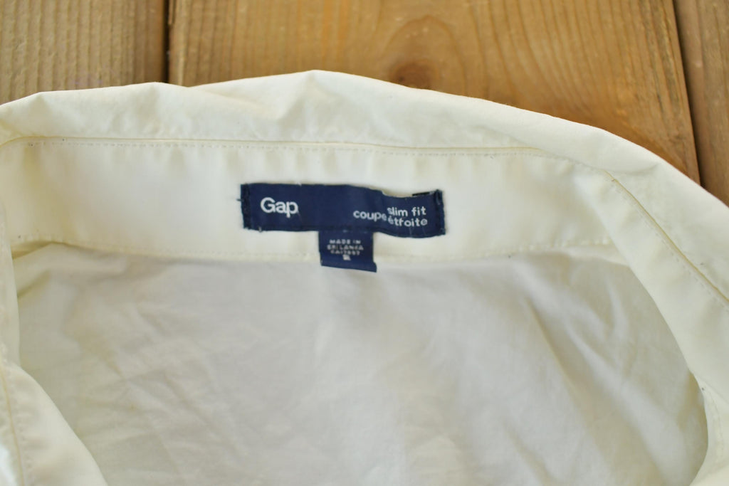Vintage 1990s Gap Linen Boating Button Up Shirt